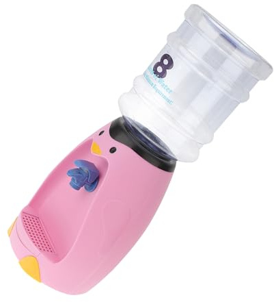 Cute Cartoon Mini Drink Dispenser 200ml Plastic Office Outdoor | Integrated Forming, No Battery or Electricity Needed, Safe Compact Design, Lovely Water Dispenser Drink Random Color