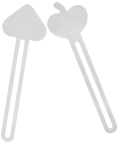 YARNOW 2 pièces Lot Presse-tubes Métal Acier Inoxydable pour Dentifrice et Crèmes Outil Manuel Anti-gaspillage Compatible Tubes Cosmétiques et Soins Modèles Cœur et Pomme