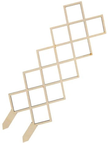 Toyvian Rankgitter Wabenförmiges Klettergerüst für Zimmerpflanzen Flexible Pflanzenstütze für Tomaten Gemüse Stabiles Selbstgemacht Pflanzengitter