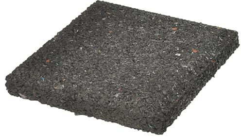WAGNER Vibrationsdämpfer 4tlg. - 100 x 100 x 15 mm, schwarz, unter der Waschmaschine, Trockner, PAK geprüft - 15190004