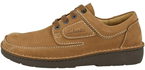 Clarks Herr NATURE II Oxford sko Derby, BRUN, 41.5 EU
