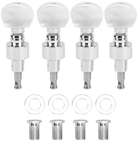 2R2L Banjo Tuning Pegs Maschinenköpfe 4-teiliges Banjo Tuning Maschinen Banjo Getriebemaschinen Tuner Pearled Pegs Zubehör Musikinstrumentenzubehör