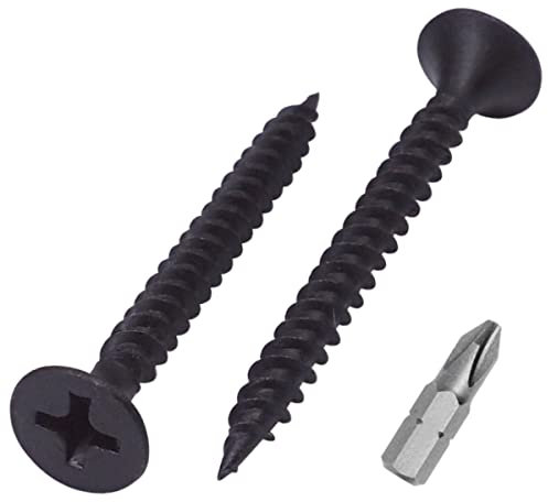 SKIR'CO Lot de 1000 vis pour cloison sèche, finition phosphatée 3,5 x 35 mm, filetage fin, tête trompette Phillips