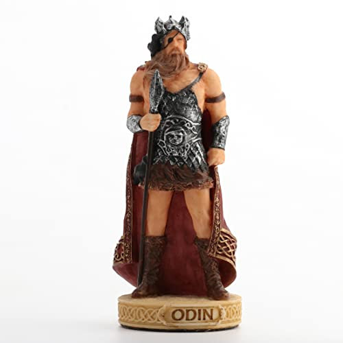 Veronese Design Odin The Norse All Father Handbemalte Miniaturfigur aus Polyresin, 9,5 cm