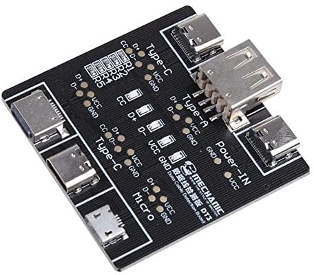 Quickly Detect DT3 USB Data Cable Tester Fast Detector Tool PCB Board for Micro Type C