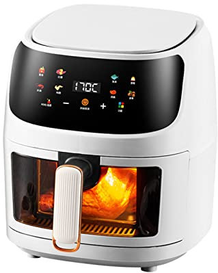 Anoudon Air Fryer Freidora de aire caliente 8 en 1 Digital Air Fryer Horno, 5 litros de capacidad de ventana visible, 100°F a 200°F, pantalla táctil LED, fácil de limpiar