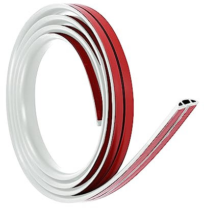 Flexibler Klein Kabelkanal, Selbstklebender Kabelkanal, 2m/3m/5m/10m Kabelkanal Selbstklebend, Kabelschacht Verstecken für alle Netzkabel Haus Büro (3m, Weiss)