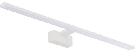 LED Badlampe Wand 80 cm lang IP44 Weiß 4000 K 1200 lm neutrales Licht hell Aluminium Modern Spiegelleuchte Wandlampe innen Spiegel Badezimmer