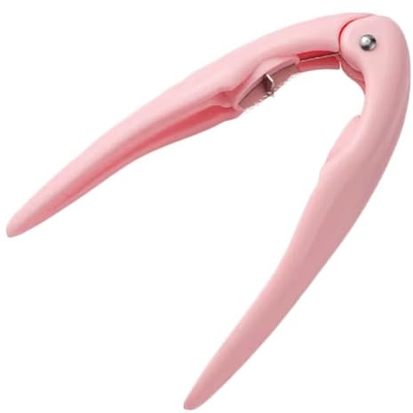 KRILLIQ Cascanueces Abridor de castañas crudas con Clip de Rebote automático de Material PP, abridor de cáscara de Avellana como Utensilios de Cocina para el hogar para pelar nueces