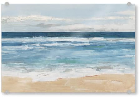 artboxONE Acrylglasbild 45x30 cm Abstrakt Ocean Waves-Fortsetzung Bild hinter Acrylglas - Bild Strand Meer Meer