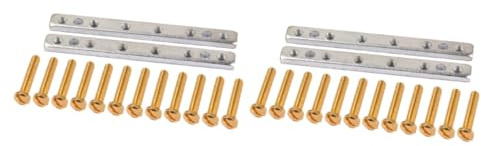 ifundom 2stücke Double Coil Pickup Kit Mit Abdeckung Gitarre Cupronickel-material Geeignet Für Doppel- -gitarren -zubehör Für Klangperformance