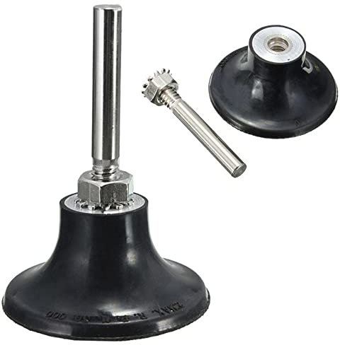 Polierpads for Bohrer, 3-teiliger Roll Lock-Disc-Pad-Halter, Schleifscheibenhalter, Rotationswerkzeug-Set, Schnellwechseladapter for Stabschleifer-Zubehör for Polieren, Schleifen, Oberflächenvorbereit
