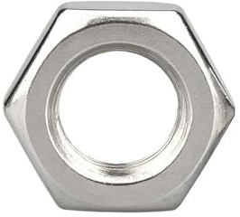 304 Edelstahl flach Feingewinde dünne Mutter M16 M18 M20 M22 M24 M27 M30 M36 Steigung 1x1,5x2x3(M36-1.5-18(1pc))