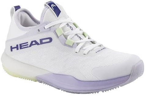HEAD Women's Motion Pro Padel Women Padelschuhe, White/Lavender, EU 36