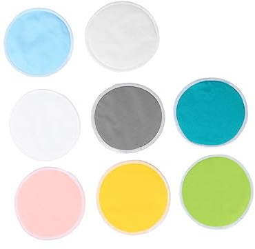 Coussinets D’allaitement Lavables 16 Pièces, Tissu, Anti-fuite | Réutilisables, Ultra Absorbants, Confortables au Quotidien, Lot de 16 Pièces pour L’alimentation