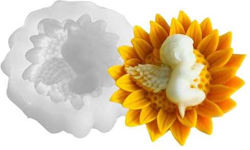 Stampo in silicone a forma di fiore 3D, realizzato a mano, per sapone, decorazione, fusione, bambino, forniture artigianali