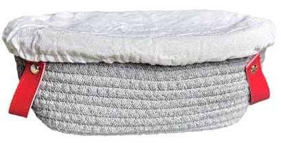 Panier de fermentation pour la boulangerie,Bol à pâte avec doublure - Ustensile de Boulangerie, Récipient de Stockage pour Cuisine en Coton pour Organisation et Présentation