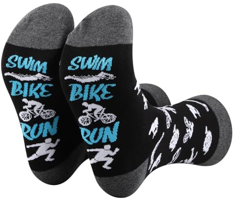 PLITI Schwimmsocken für Laufsportler, Geschenk für Sportler, Sportliebhaber, Geschenk für Leichtathletiker, Marathoner, Geschenk für Läufer