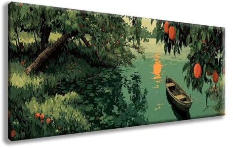 Diamond Painting Bote Patrón Diseño, Playa Diamond Painting Adultos, Pintura Diamante Manualidades Adultos DIY Cristal Pintura de Diamante para Regalos Originales para Mujer 100x300CM -zzg2508B8