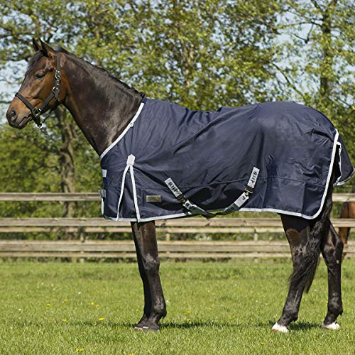 Coperta per cavalli impermeabile e in pile QHP Turnout 300g