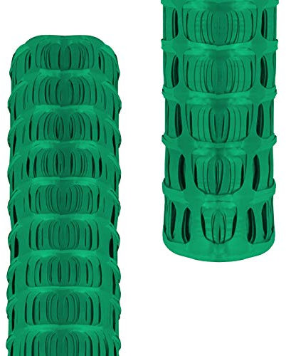 PDL - Pegdev HEAVY DUTY GREEN PLASTIC BARRIER FENCING SAFETY MESH FENCE NETTING NET HEAVY DUTY 5.5Kg SUPER STRONG QUALITY MESH FENCE (10m)