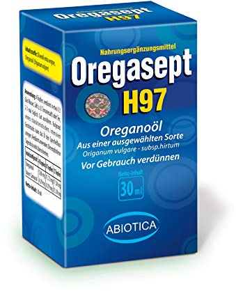Oregasept H97-30ml Oreganoöl - Origanum Hirtum Zur Unterstützung des Immunsystems Mindest. 82% Carvacrol 100% natürliches ätherisches Öl