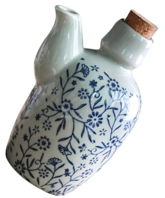 Yardwe Ölflasche Essig Flasche Keramik Sojasauce Öl Essig Behälter Gewürzflasche Vintage Gewürzgläser Sauce Essig Öl Glas Menage Hause Restaurant Küche Hotel Küchenbedarf