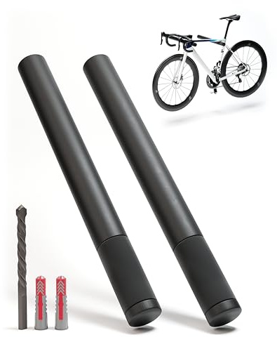 Borgen Fahrradwandhalter aus Holz, 20 kg Tragkraft, Stabile Wandhalterung für Rennrad, Mountainbike und E-Bike