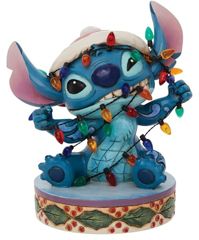 Disney Traditions Stitch In Lights Figurine