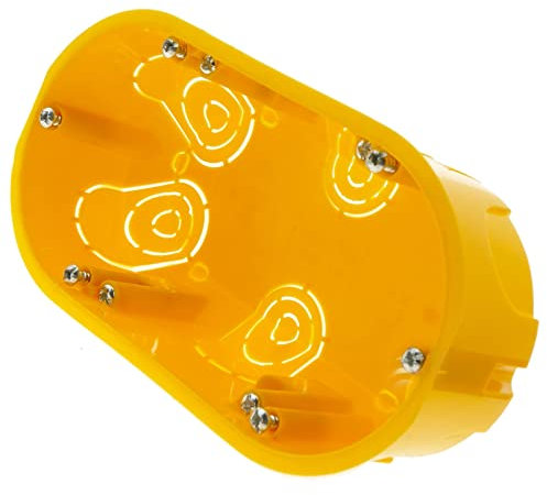 CableMarkt - Rechteckige Einbaudose 140 x 70 mm