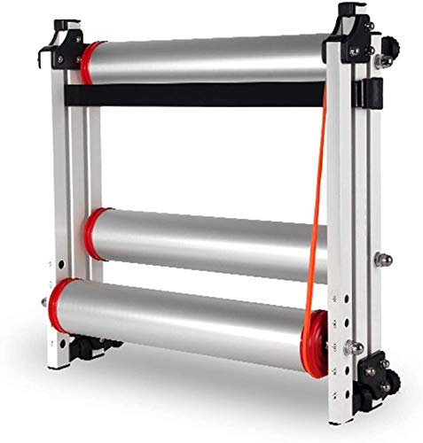 BAtlam Fahrrad-Trainingsplattform, Faltbarer Indoor-Fahrrad-Turbotrainer, 16-29 Zoll Mountainbike-Rennrad-Rollentrainer-Ständer, Silber (Silber)