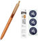 Zebra gel ballpoint pen Sarasa Grand 0.5mm Refill & original seal Set (Camel yellow (P-JJ56-VCY))