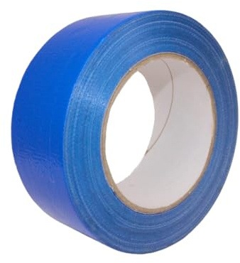 PROFIVENT.DE Universell 48 mm x 50 m vattentät vävtejp pansartejp Duct Tape reparation tejp stark vidhäftningsförmåga (blå)