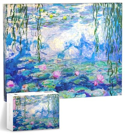 PieceRelax Ramfri Pussel Monet - Water Lilies [HN1431], Väggdekoration, Perfekt för Vardagsrum, Utmärkt Present till Födelsedagar och Jul, 366 Bitar
