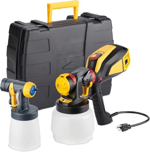 CQJJXKYC Pistola a Spruzzo Airless Lo spruzzatore di Vernice HVLP Portatile 595 è Un Modo Semplice e Veloce per spruzzare la Maggior Parte delle Vernici al Lattice Non diluite.