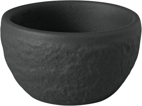 Villeroy & Boch - Manufacture Rock Egg Cup Black, Dishwasher-Safe, Matte Slate Look, Modern Design, Suitable as a Shot Glass/Schnapps Glass, Premium Porcelain, Made in Germany