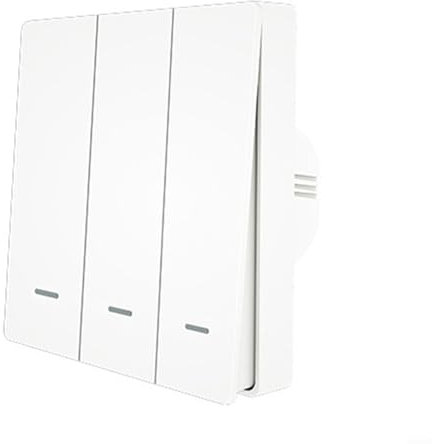 Zoegneer Smart Switch 3.0 Smart Scene Switch Wireless Battery-Powered Wall-Mounted Push Button Control For Smart Home Automation For Smart Life App(3gang)