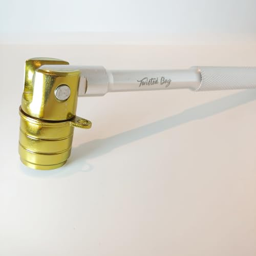 Twisted Bay 21mm Aluminium Scaffold Spanner Silver/Gold