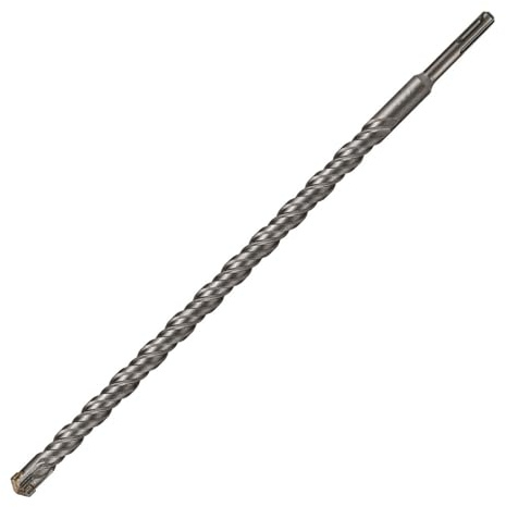 1 Stück 1000 mm SDS Plus Steinbohrer, 10–28 mm Durchmesser Kreuzgewinde-Doppelgewinde-Hartmetallbohrer for Beton, Ziegelwände und Stein(18mm)