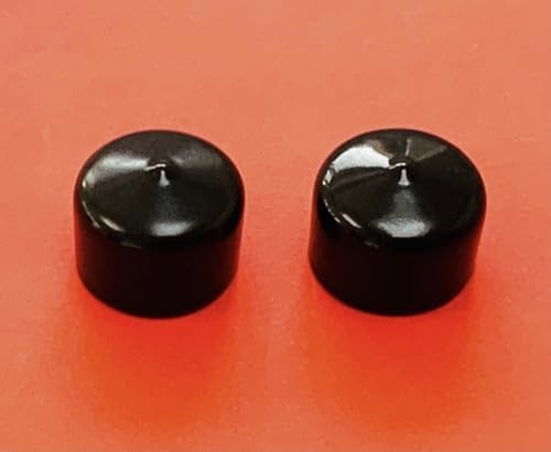 2 x Black Gloss PVC 7 Pin 12N/12S Plug Cover for Trailer Caravan Horsebox