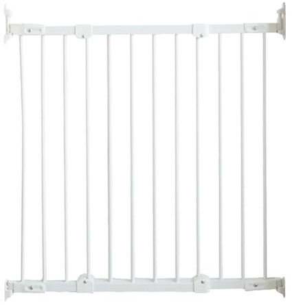 XTGDIEM Treppenschutzgitter, Sicherheitsgitter for Türen Und Treppen, Sicherheitsgitter for Kinder Und Haustiere (Breite 74–100 cm) (Color : White)