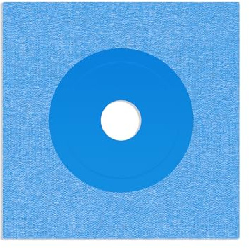 Isolbau Manchon mural P3 bleu – 1 pièce de bande d'étanchéité de 150 mm – Manchon étanche pour sanitaire, douche, salle de bain, carrelage, isolation pour intérieur et extérieur