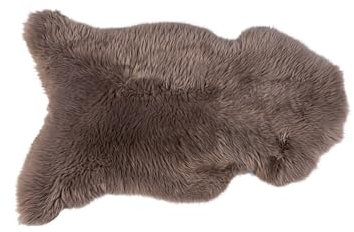 KABAJA Lammfell Echt - Teppich Flauschig - Natürliche Schaffell Cappuccino 100-110 cm - Deko Wohnzimmer Fell Decken - Weich Schaffelldecke - Schlafzimmer Lammfelle - Naturfell
