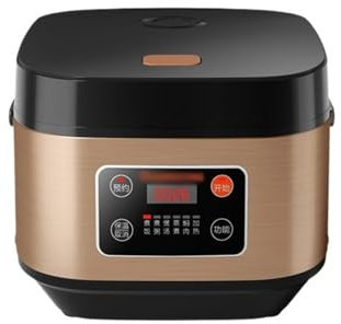 Fornello di riso elettrico Domestico Multifunzionale Mini Piccolo Riso Al Vapore Fornello di Riso Intelligente 3-4-5L (Color : 5L)