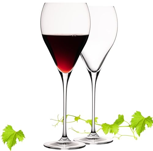 Imperial París - Juego de 2 copas de vino tinto (520 ml, aptas para lavavajillas)