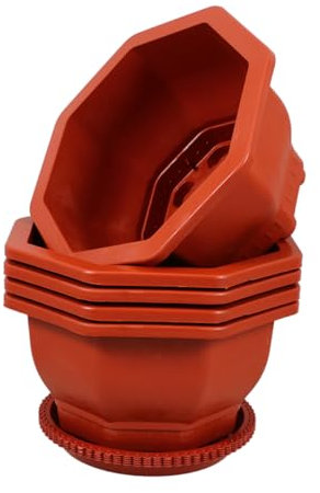 BESPORTBLE 5stücke Verdicken Pflanzer Blumentöpfe Für Outdoor Und Balkon Wiederverwendbar Für Kleine Pflanzen Kaktus Und Sukkulenten