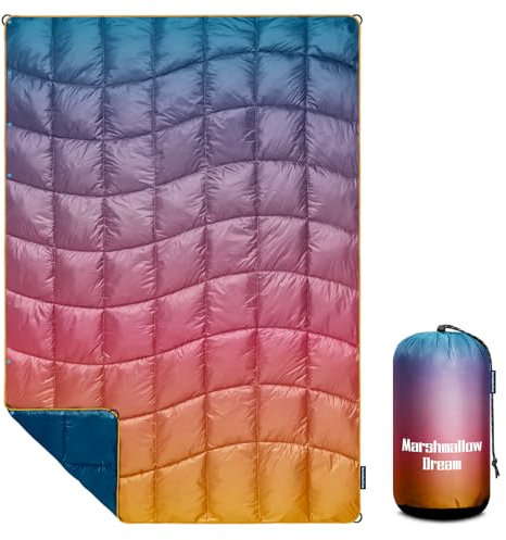 Camping Blanket Puffy Camp Blanket Mini Outdoor Blanket