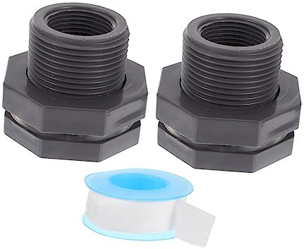 BESPORTBLE 2pezzi Raccordo Paratia in PVC Sigillante Giunto Paratia per Serbatoi Connettore per e Industriale