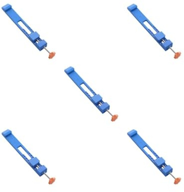 Lot de 5 rails de guidage légers avec boucle bidirectionnelle pour une utilisation sûre Scie plongeante avec rail de guidage pour scie circulaire comme sur la photo