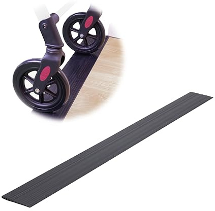 PEPE Mobility Threshold Ramp (39) 100 cm Wide Non-Slip Surface, Cut-to-Size, Indoor Use, Wheelchair Ramps for Doorways, 1.2 cm in Height